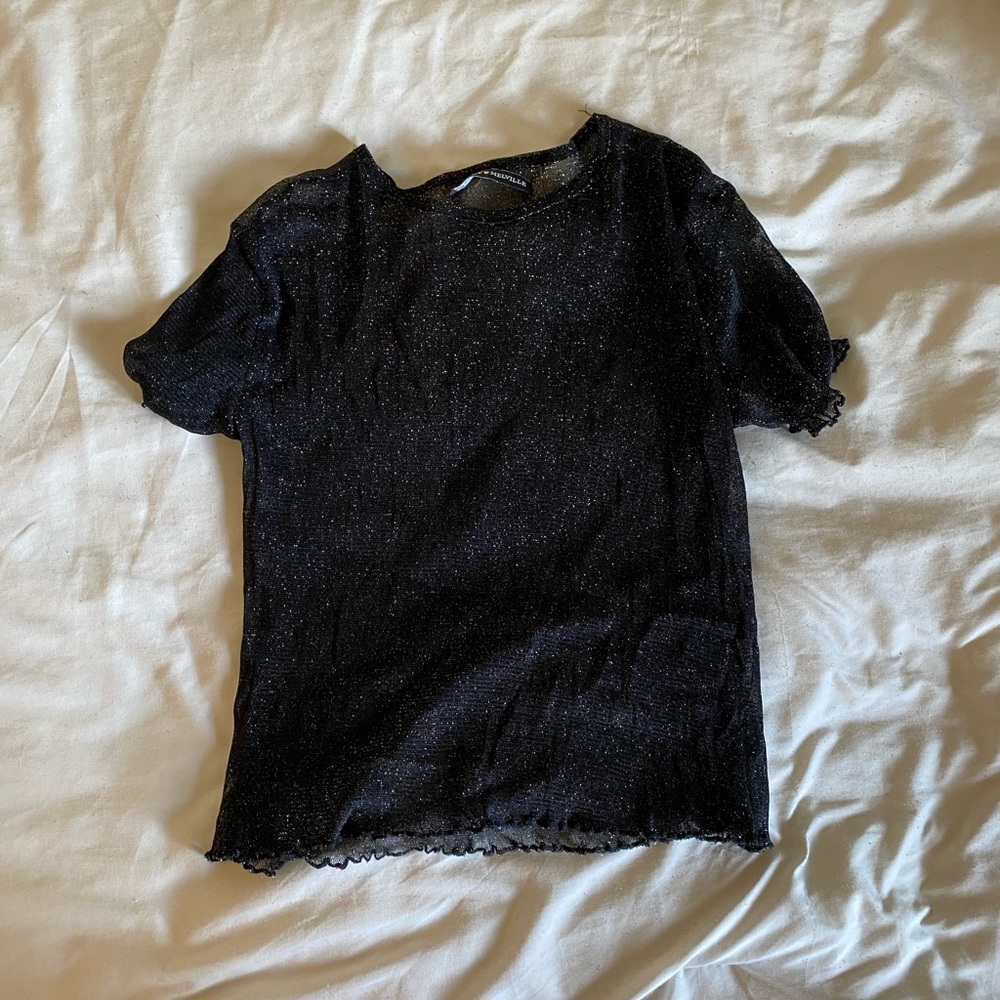 Brandy Melville Porter Glitter Top